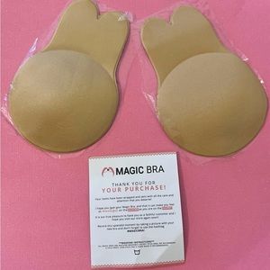 Magic Invisible Lifting Bra, Lift Up Invisible Bra Tape - Beige / Medium